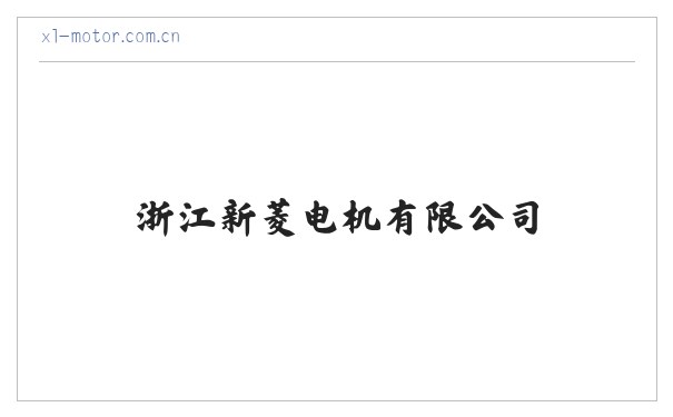 浙江新菱电机有限公司 缩略图